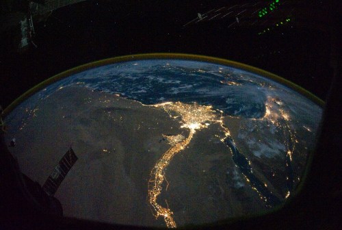Nile Delta at Night
